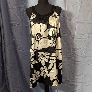 Black and White Floral Dress